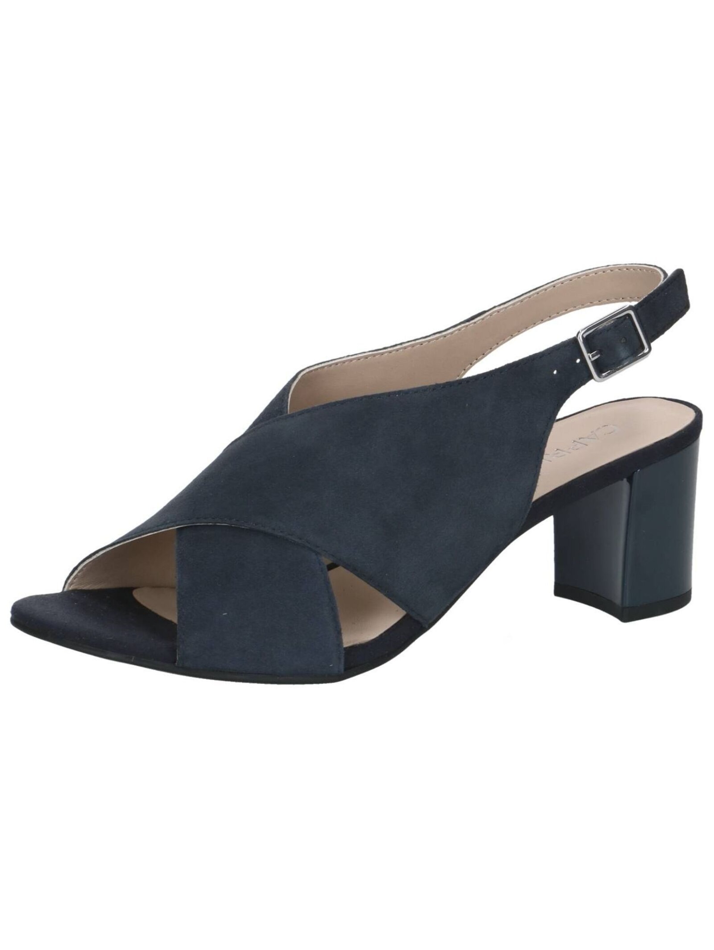 CAPRICE Strap sandal in Blue: front