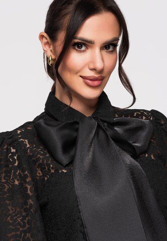 Ombre Blouse 'OW-SH-E0012' in Black