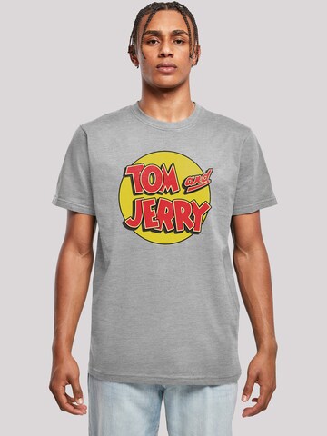 F4NT4STIC Shirt 'Tom und Jerry' in Grijs: voorkant