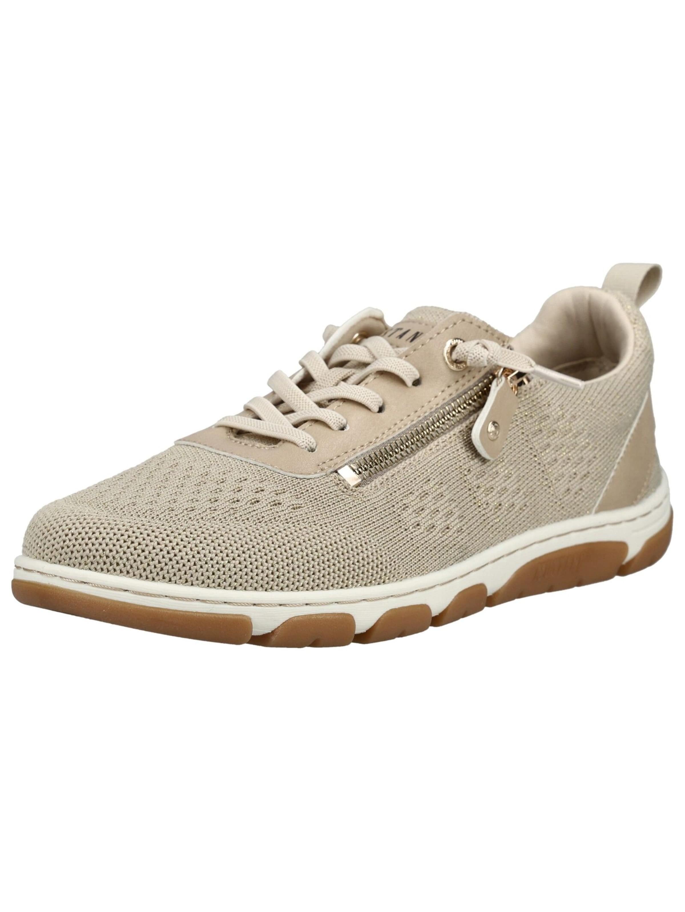Sneaker bassa di MUSTANG in beige: frontale