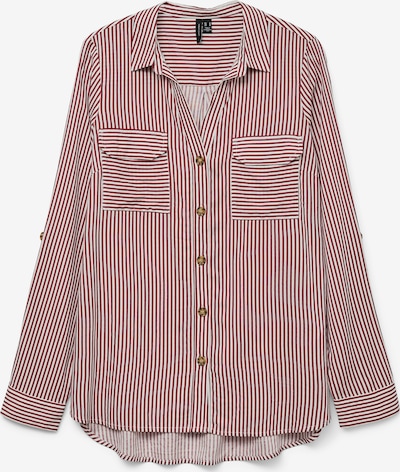 Palaidinė 'VMBUMPY' iš VERO MODA, spalva – karmino raudona / balta, Prekių apžvalga