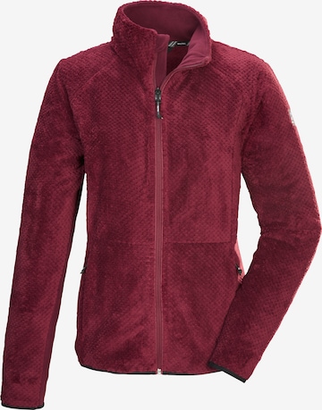 KILLTEC Fleece Jacket in Red: front