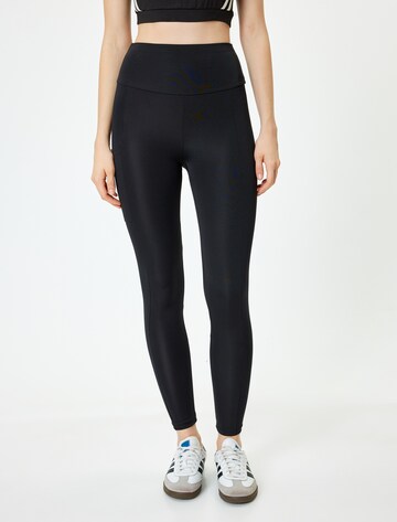 Koton Skinny Leggings in Zwart: voorkant