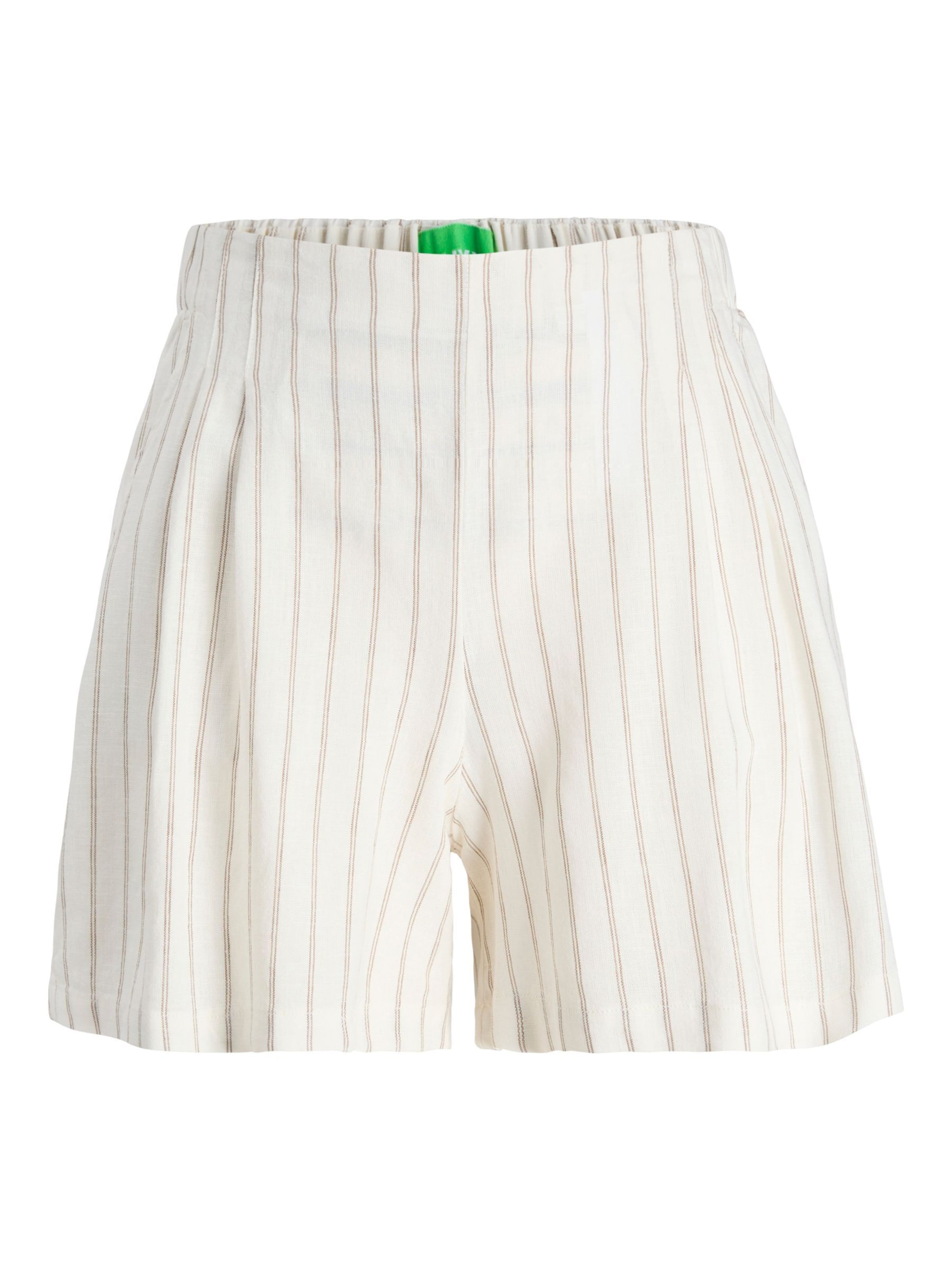 JJXX Bukser med lægfolder i beige / lysebrun, Produktvisning