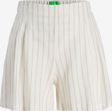 JJXX Bukser med lægfolder i beige: forside