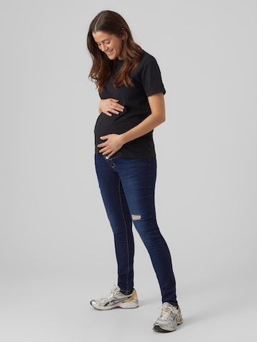 Vero Moda Maternity Skinny Jeans 'Zia' in Blau