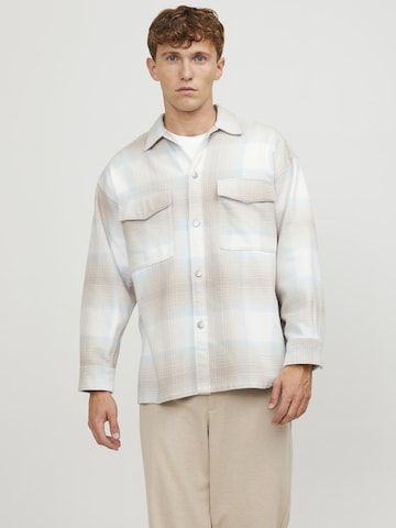 JACK & JONES Comfort fit Overhemd in Wit: voorkant