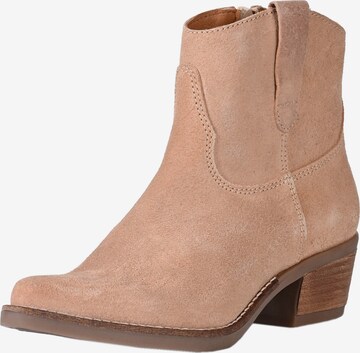 Bottes de cowboy 'EVIE' Apple of Eden en marron : devant