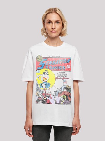 T-shirt 'Wonder Woman Sensation Comics Issue 1 Cover' F4NT4STIC en blanc : devant