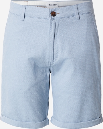 JACK & JONES Regular Chino Pants 'JPSTFury' in Blue: front