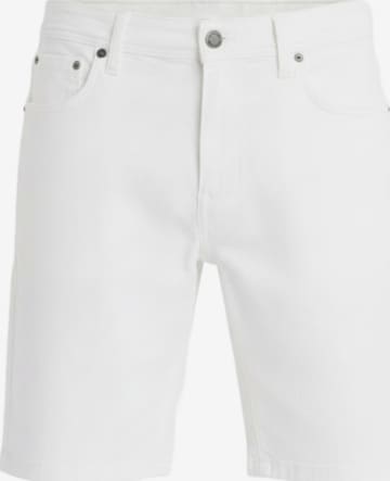 Ombre Jeans in Weiß: Vorderseite