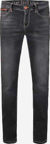 CAMP DAVID Regular Jeans 'BR:AD' in Black: front
