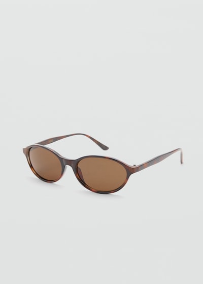 MANGO Zonnebril 'CRETA' in One Size in de kleur Bruin / Donkerbruin, Productweergave