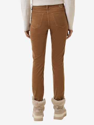 BOGNER Slimfit Hose 'Julie' in Braun