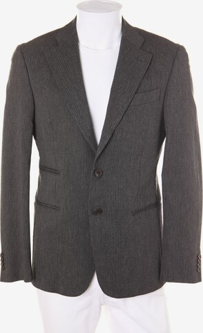 DANIELE ALESSANDRINI Suit Jacket in M in Grey: front