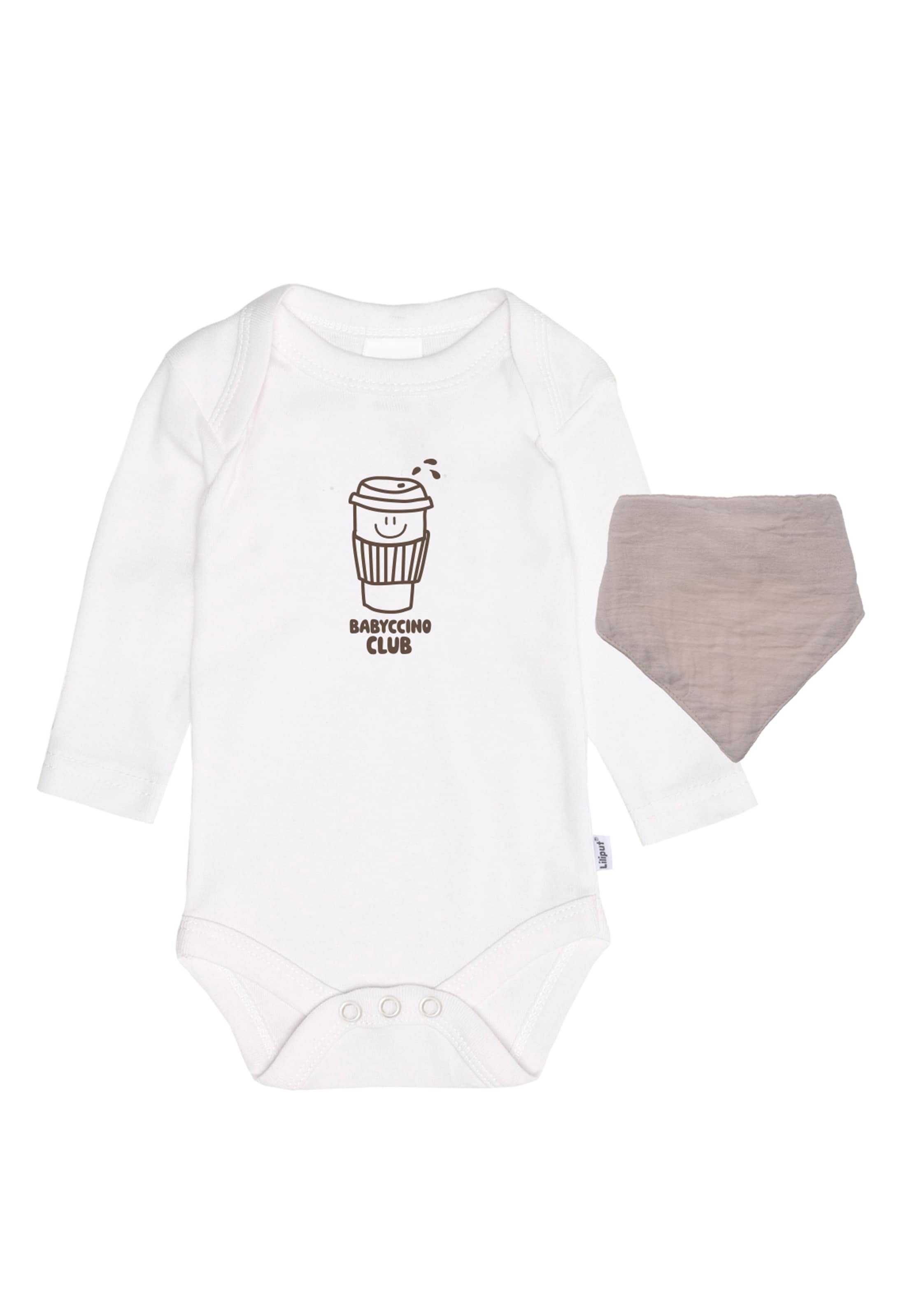LILIPUT Set 'Babyccino Club' in White: front