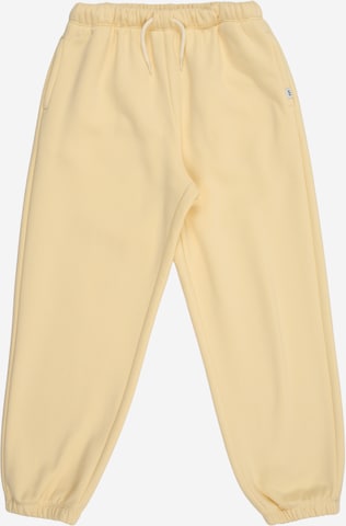 Effilé Pantalon GAP en jaune : devant
