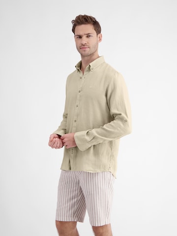 LERROS Regular fit Button Up Shirt in Beige