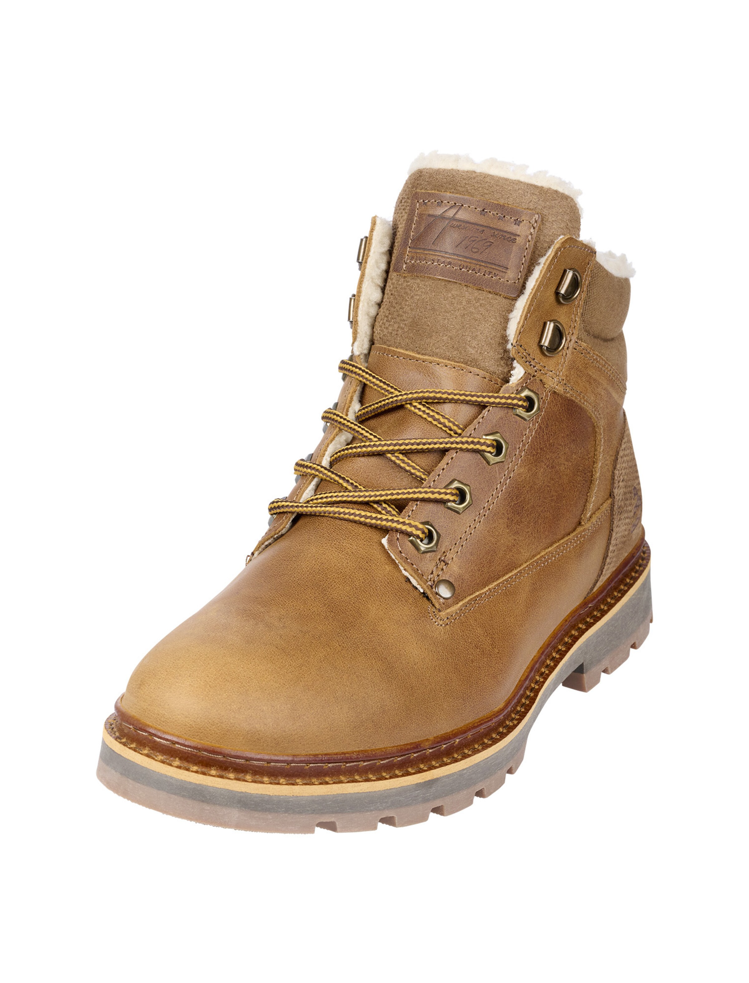 Bottines à lacets BULLBOXER en marron : devant