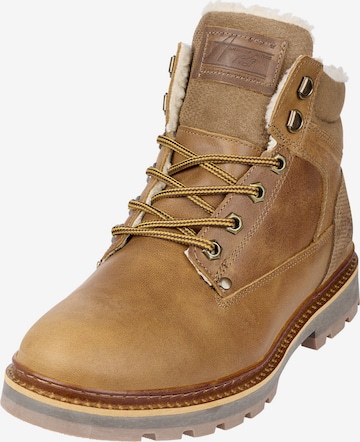 Boots stringati di BULLBOXER in marrone: frontale