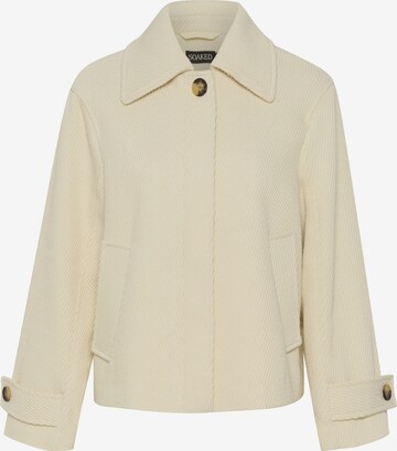 SOAKED IN LUXURY Overgangsjakke 'Akeleje' i beige: forside