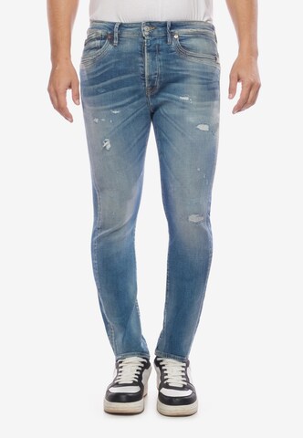 Le Temps Des Cerises Regular Jeans 'ALOST' in Blue: front