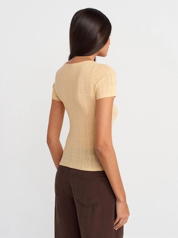 Chemisier 'Blusen' Dilvin en beige