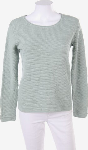 TOM TAILOR Baumwoll-Pullover S in Grün: predná strana