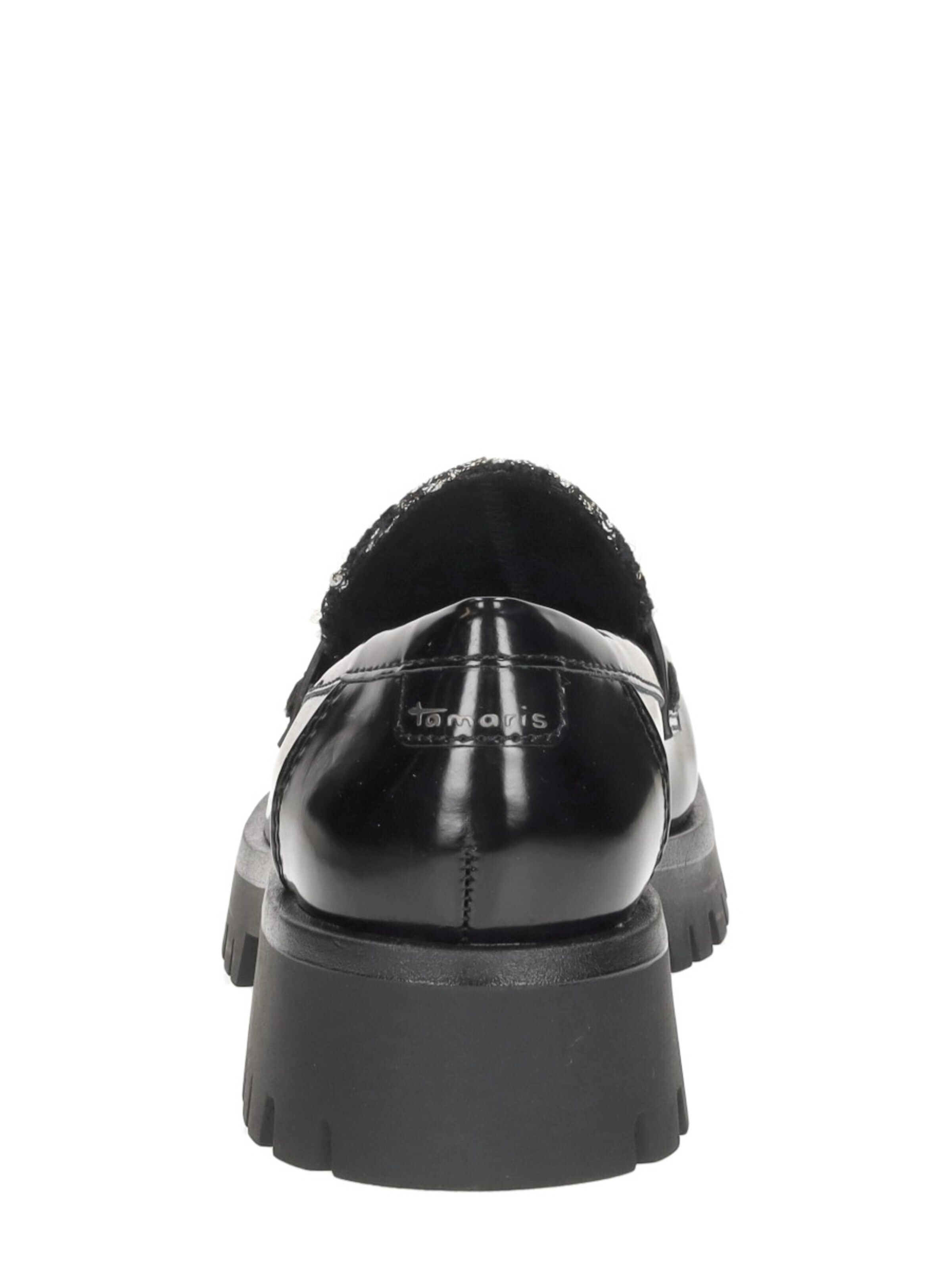Mocassin 'Mocassin' Tamaris en noir