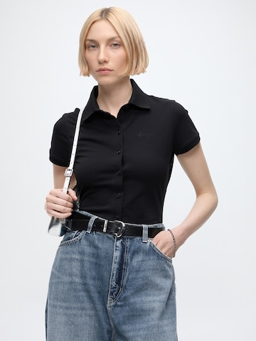 Wide Leg Jean 'Glide_1' HUGO en bleu