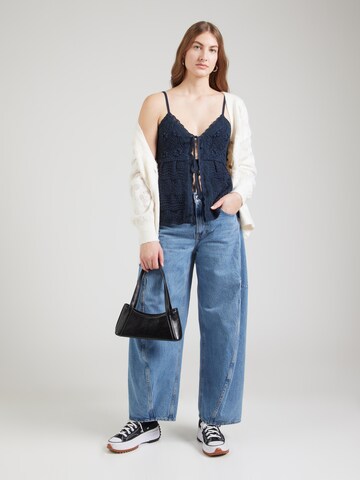 HOLLISTER Knitted Top in Blue