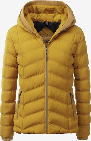 LPO Winter Jacket 'Rieke' in Yellow: front
