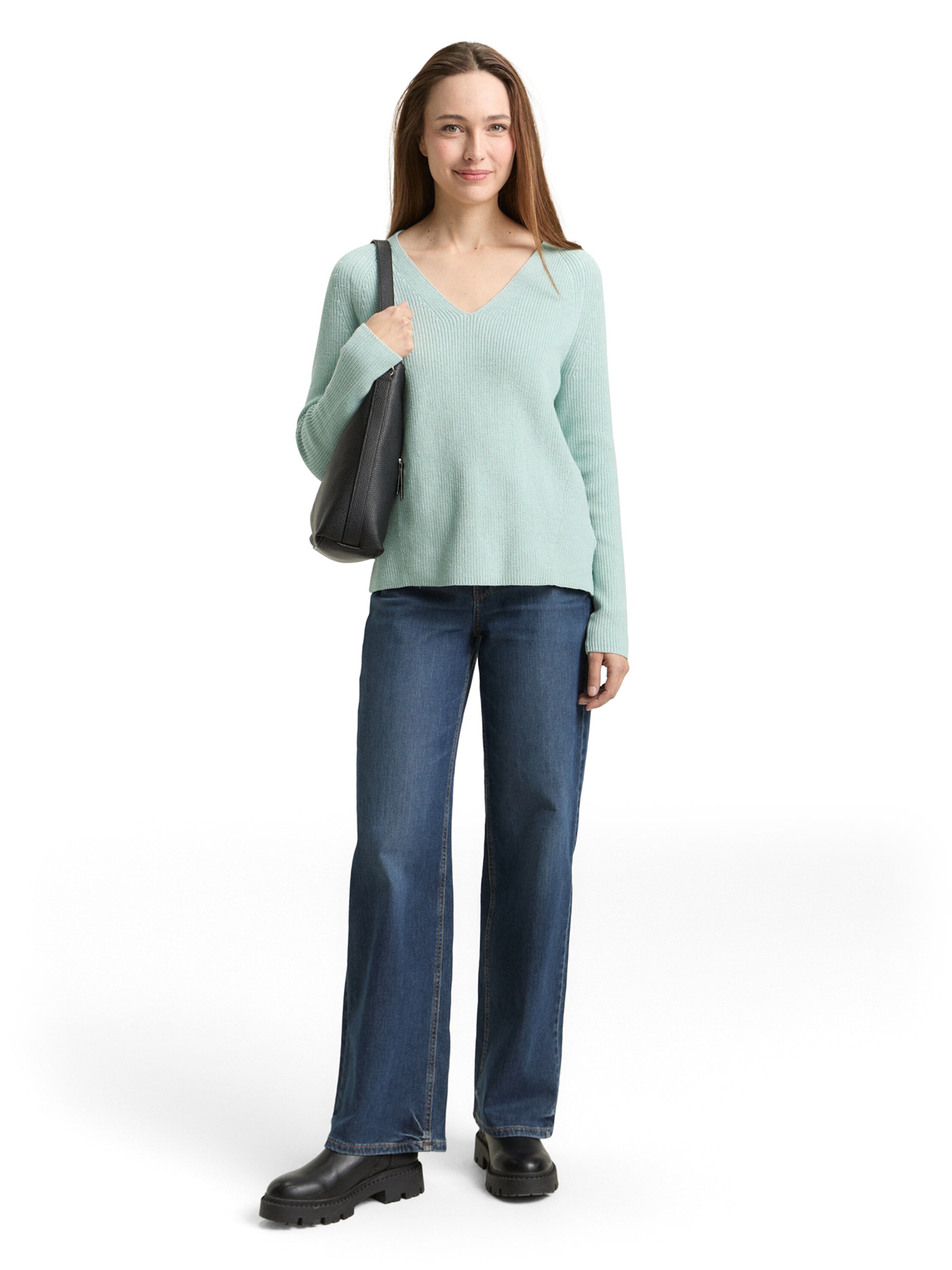 mėlyna TOM TAILOR Megztinis