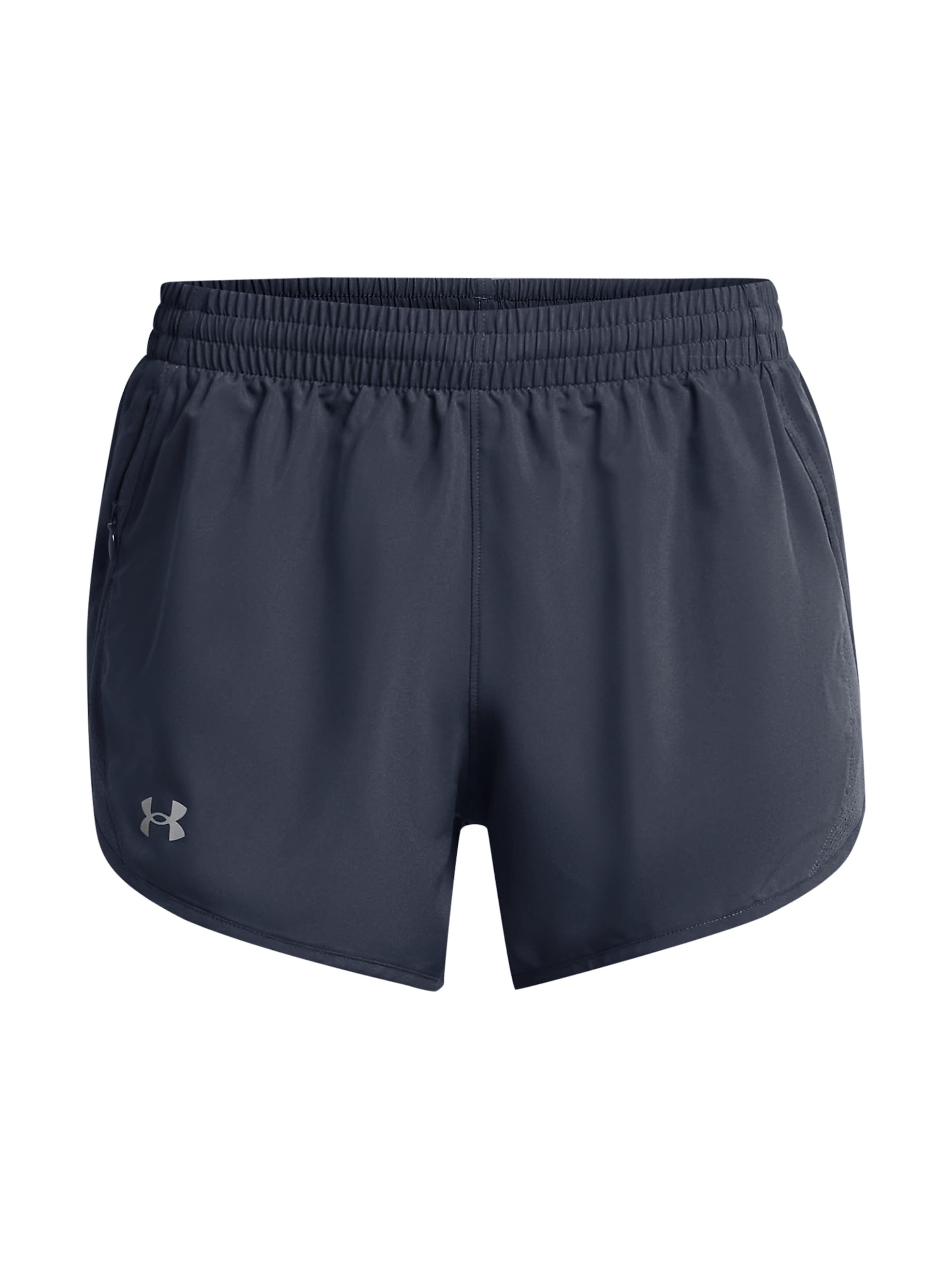 UNDER ARMOUR Regular Sportbroek 'Fly By 3'' in Grijs: voorkant