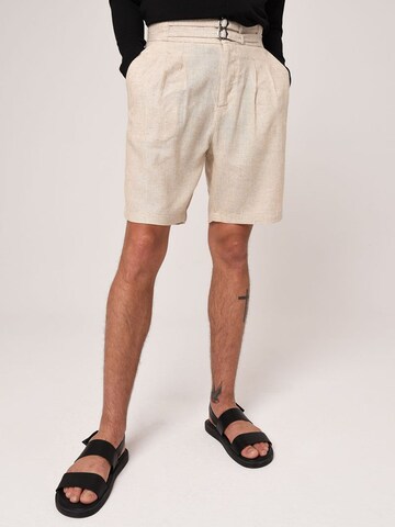 Antioch Regular Trousers in Beige: front