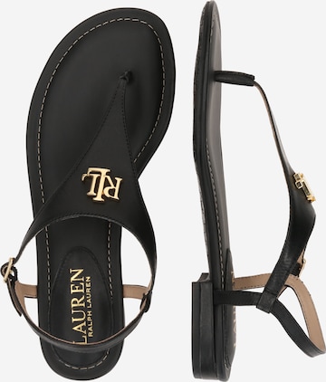 Lauren Ralph Lauren Teenslipper 'Ellington' in Zwart