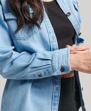 Camicia da donna di Superdry in blu