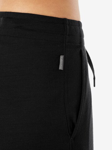 ICEBREAKER Wide Leg Sporthose 'Yanni' in Schwarz