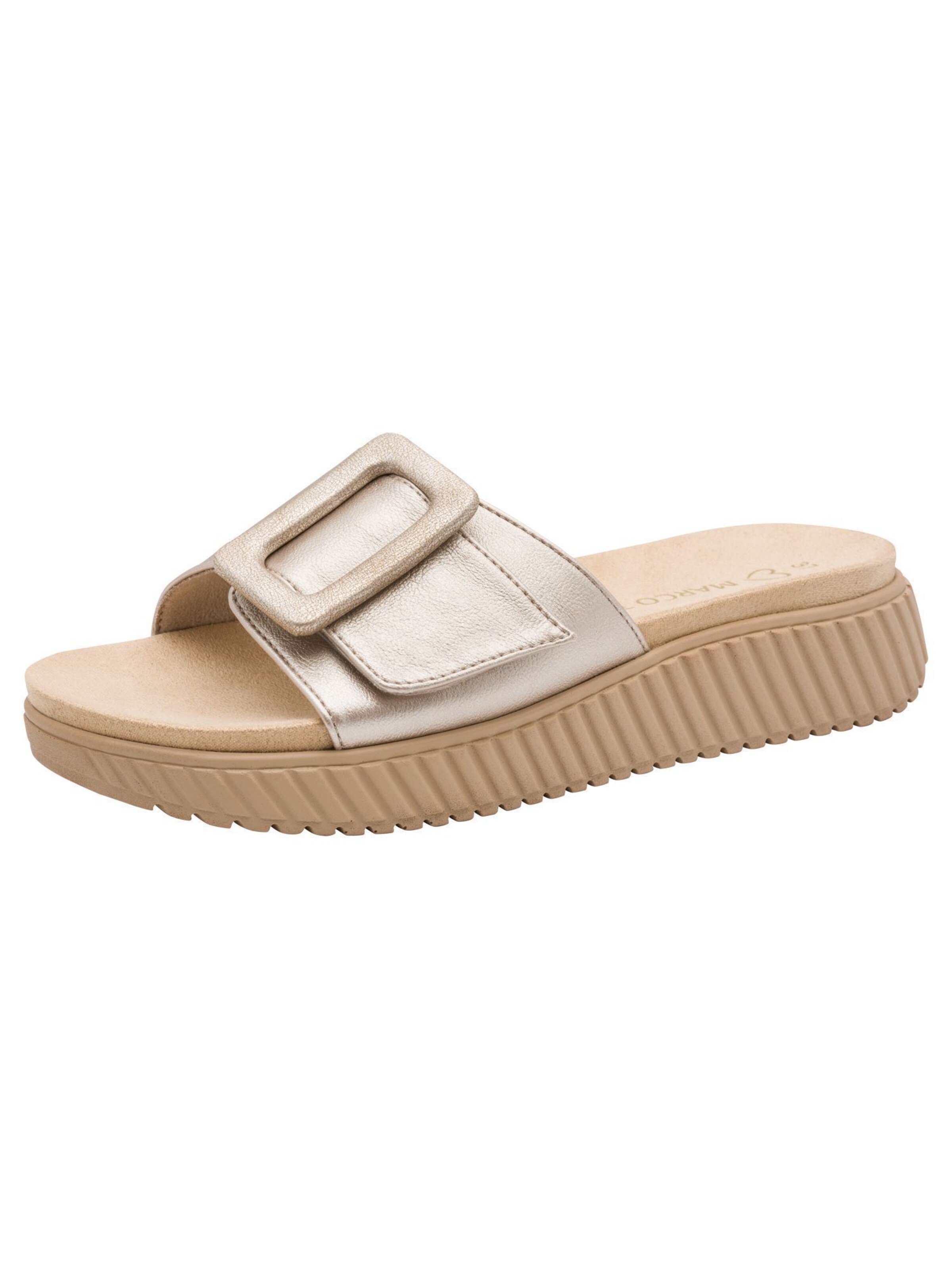 Mule MARCO TOZZI en beige : devant