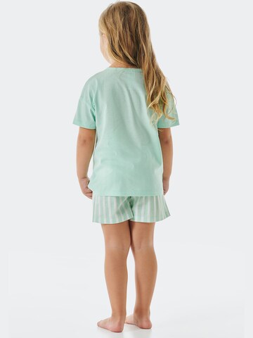 Pyjama 'Cat Zoe' SCHIESSER en vert