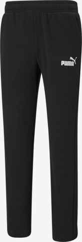 PUMA Workout Pants in Black: front