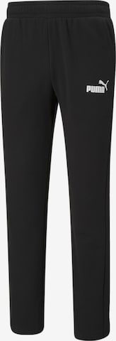 PUMA Regular Workout Pants in Black: front