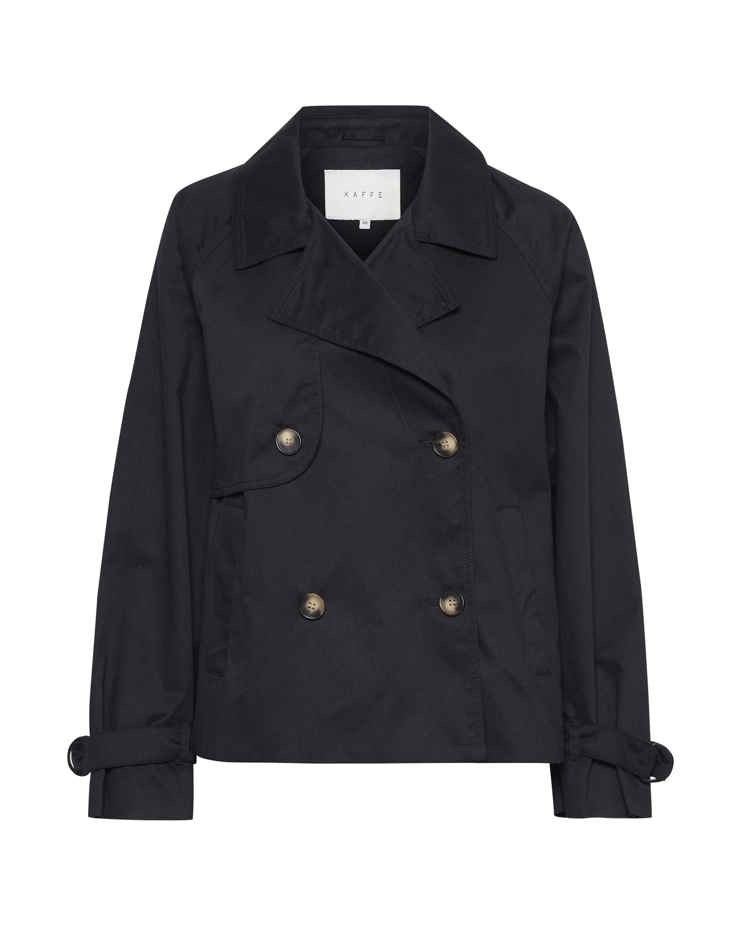 Kaffe Between-season jacket in Black: front