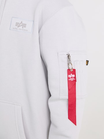 Bluză de molton de la ALPHA INDUSTRIES pe gri