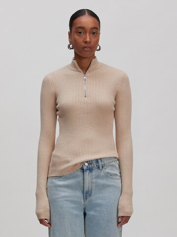 Pull-over 'Alison' EDITED en beige : devant