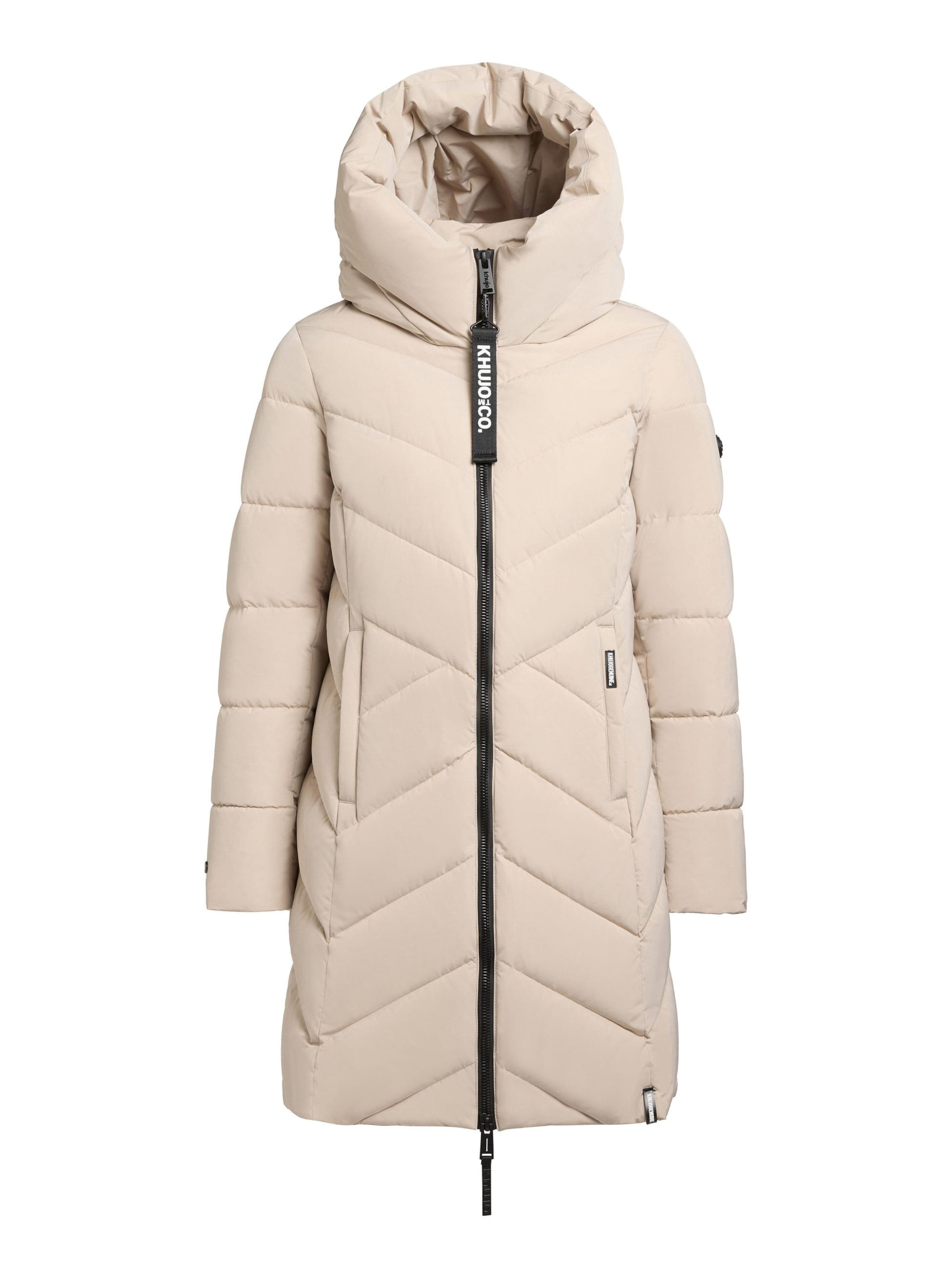 khujo Зимнее пальто 'Darka2-YM' в Бежевый: спереди