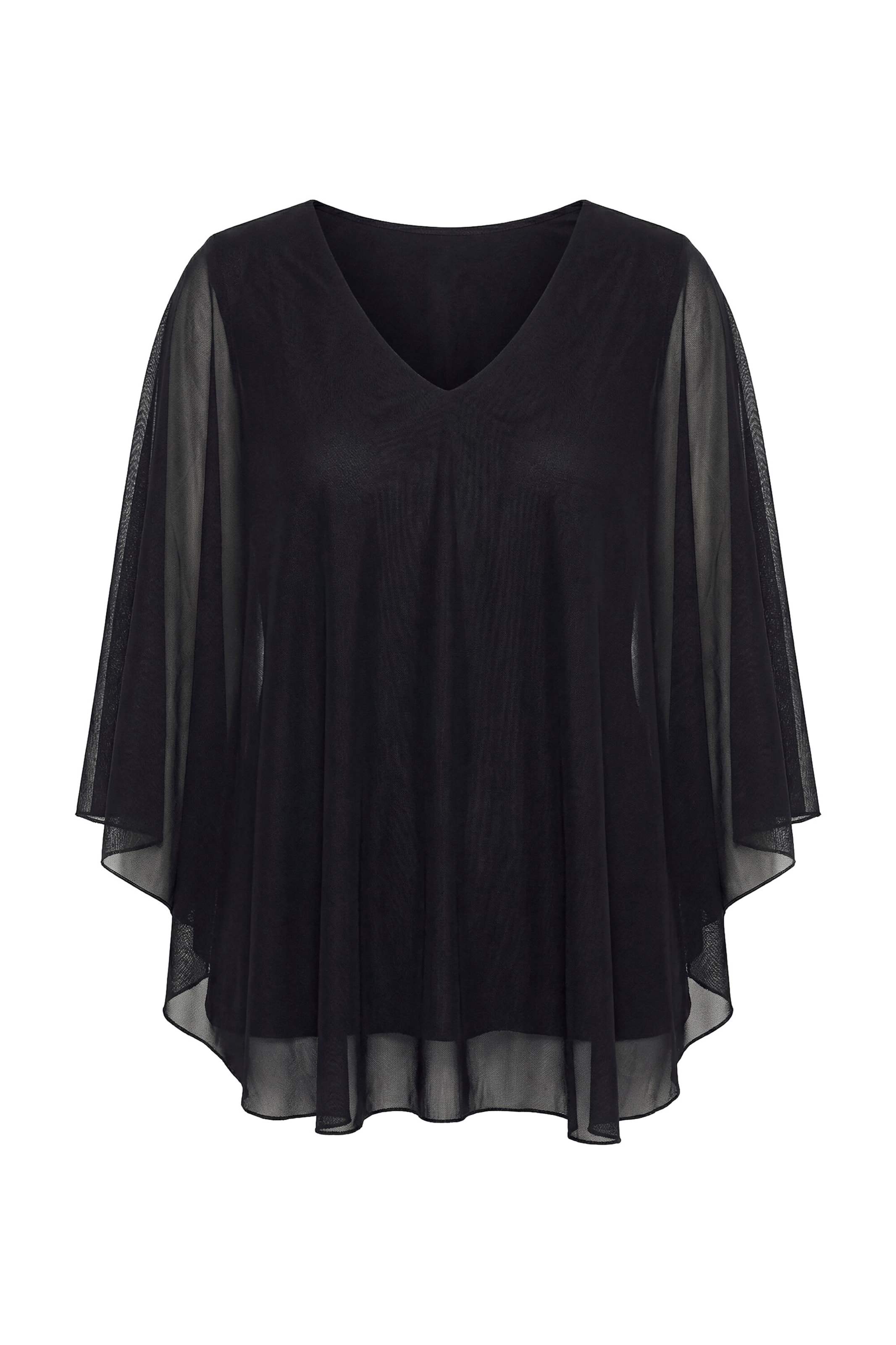 MIAMODA Blouse in Zwart: voorkant