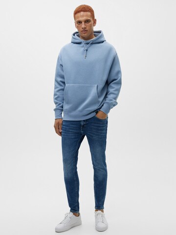 Pull&Bear Skinny Jeans in Blauw: voorkant