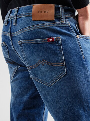 MUSTANG Slimfit Τζιν 'Oregon' σε μπλε