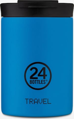 24Bottles Trinkflasche in Blau: Vorderseite